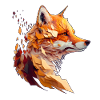 Polygon Fox Design, Pretty Fox