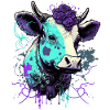 A funny weird cow