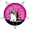 Loona Black Metal Cat