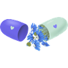 Flower pill