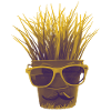 "Hipster with herbs"