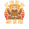 Sloth Funny Sloth Yoga