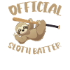 Sloth Racket Sloth Baseball