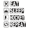 Eat Sleep Hockey Repeat