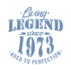 Millésime 1973 Anniversaire Légende Vivante