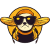 Bee Sunglasses Brummer Honey Bee