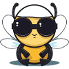 Bee Sunglasses Brummer Honey Bee
