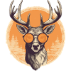 Deer Sunglasses Deer Red Deer