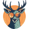 Deer Sunglasses Deer Red Deer