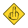 Middle Finger Gift Flipping The Bird Rude Insult S