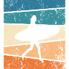 Surfing Surfer Retro Gift