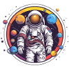 Astronaut in space