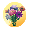 Bouquet de fleurs fleuristerie
