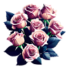 Flowers bouquet roses floristry