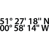 Reading coordinates