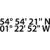 Sunderland coordinates