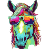 Eto the bespectacled horse