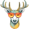 Eti the spectacled deer