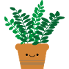 Süßes Green Pals Design „Glücksfeder“