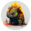Cute and fantasy turtle animal