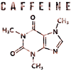 Caffeine molecule