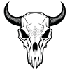 Cow Skull Boho