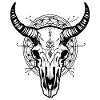 Cow Skull Boho
