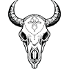 Cow Skull Boho