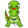 Dino Gamer Gaming Zocken Zocker