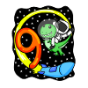 9 Birthday Boy Astronaut - Nine Years