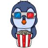 Popcorn Kino Pinguin
