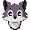 Dog Wolf Husky Head Design