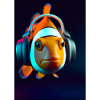 Clownfisch Kopfhörer