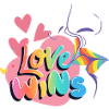 Love Wins Farbexplosion