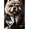 Chow Chow Anzug Martini