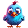 Mignon bébé oiseau