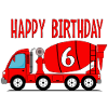Concrete Mixer Happy Birthday 6