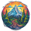 Outdoor Mountain Hiking