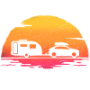 Sunrise caravan caravanning