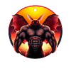 Mothman at sunset