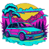 Retro German car