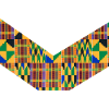 Wachs-Afro-Muster