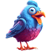 Charming feathered companion