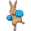 Hase Boxer Boxhandschuhe Boxen