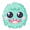 Cuddly soft monster