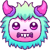 Monsterchen mit Hörnern