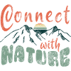 Connect with Nature - naturverbunden - Spruch