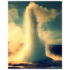 A GEYSER ERUPTING