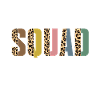 Admin squad leopard print