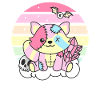 Kawaii Gotico Procione Gotico pastello